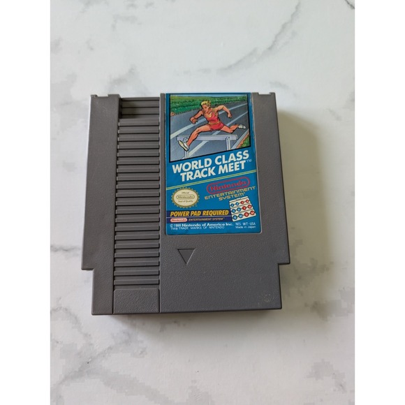 Other - World Class Track Meet Nintendo NES 1987 Game Cartridge Only Tested